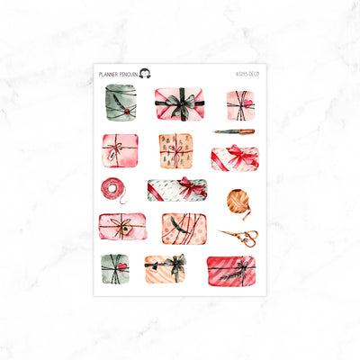 Gift box Deco Stickers// #193