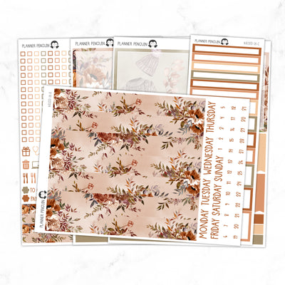 Autumn Garden A5 Daily Duo Sticker Kit// #A5-18