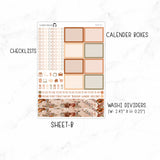 Autumn Garden A5 Daily Duo Sticker Kit