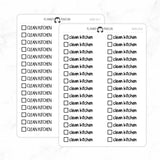 Clean Kitchen Checkbox Text Stickers