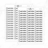 Wash Dishes Checkbox Text Stickers