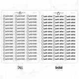 Wash Dishes Checkbox Text Stickers