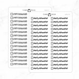 Empty Dishwasher Checkbox Text Stickers