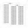 Sweep Floors Checkbox Text Stickers  | CBS-08