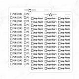 Mop Floors Checkbox Text Stickers