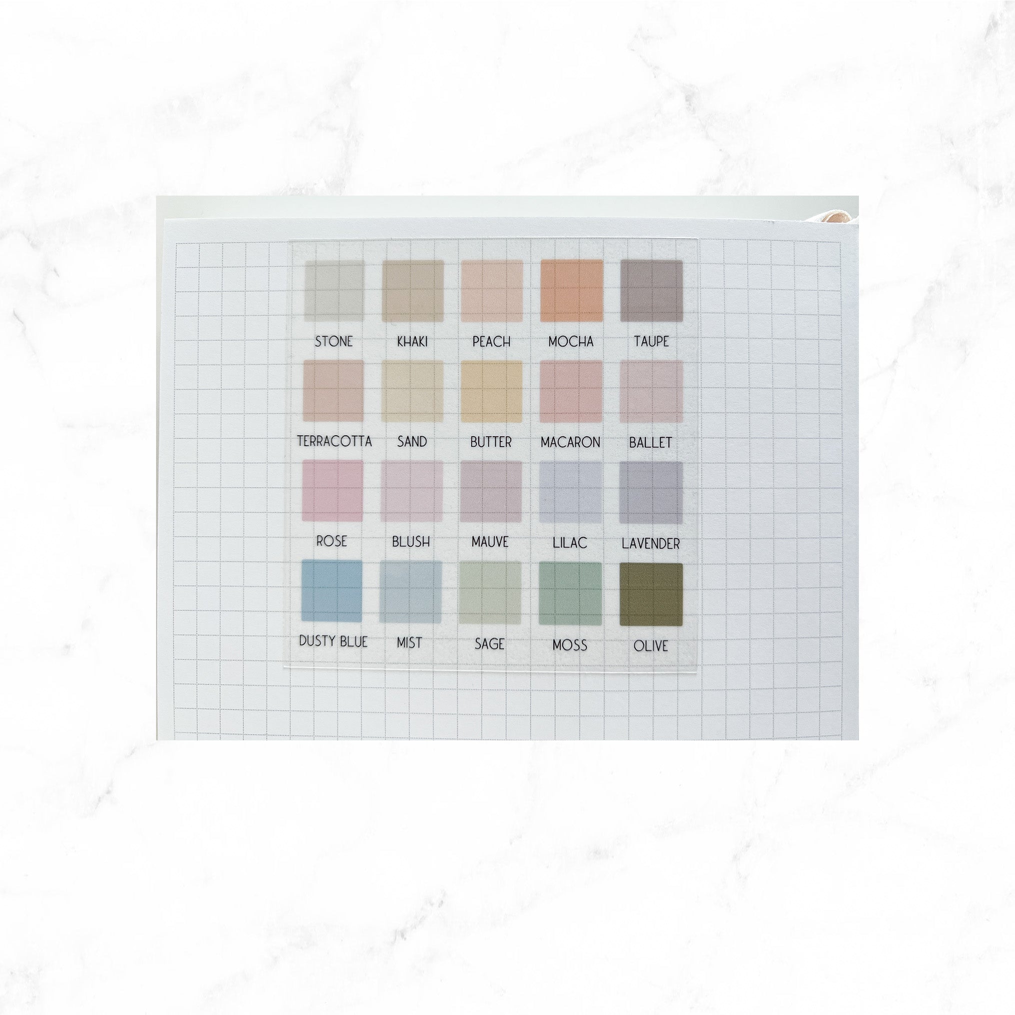 Minimal Transparent Stickers | DROPS