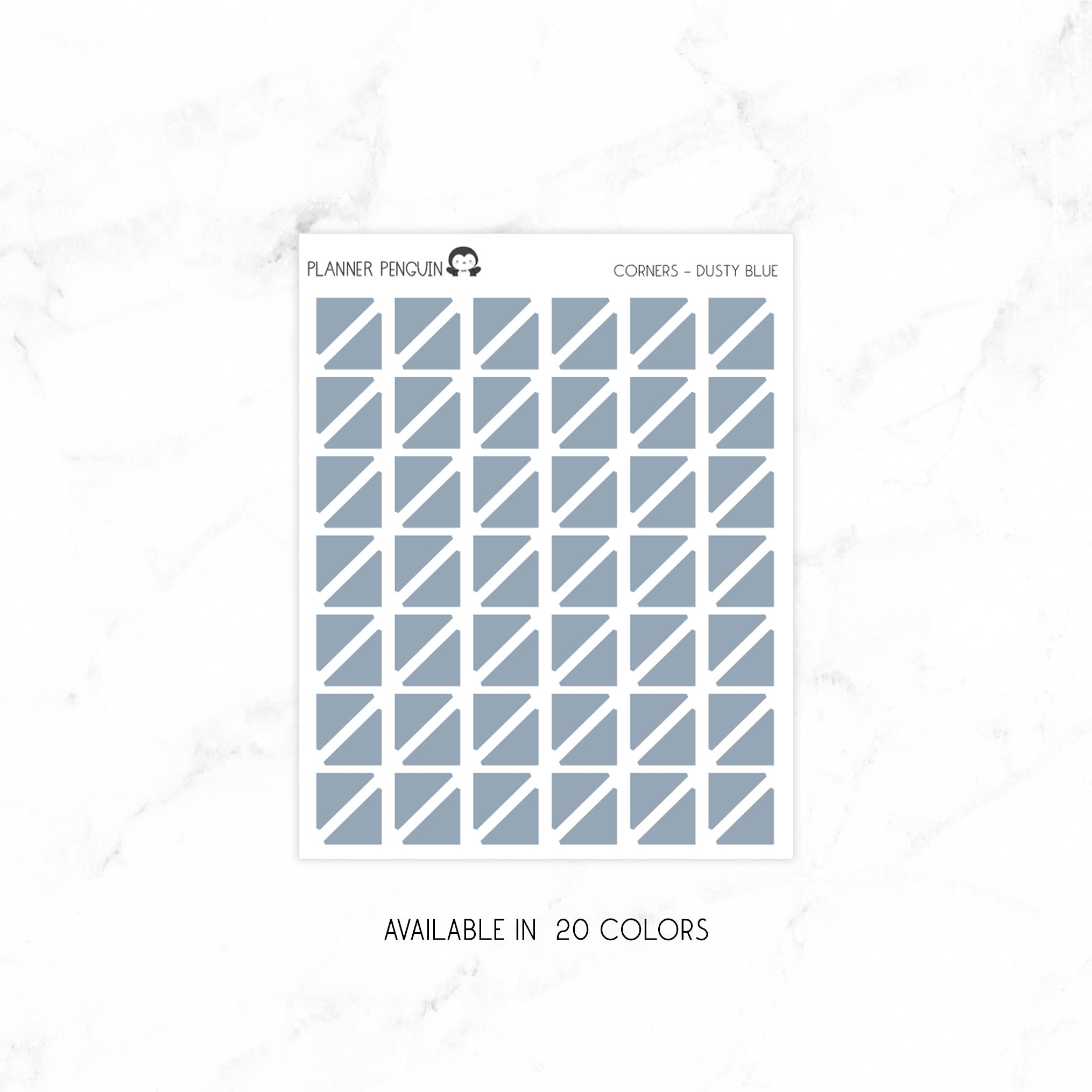 Minimal Transparent Stickers | CORNERS