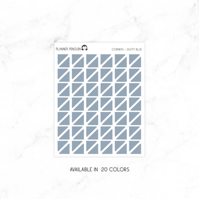 Minimal Transparent Stickers | CORNERS