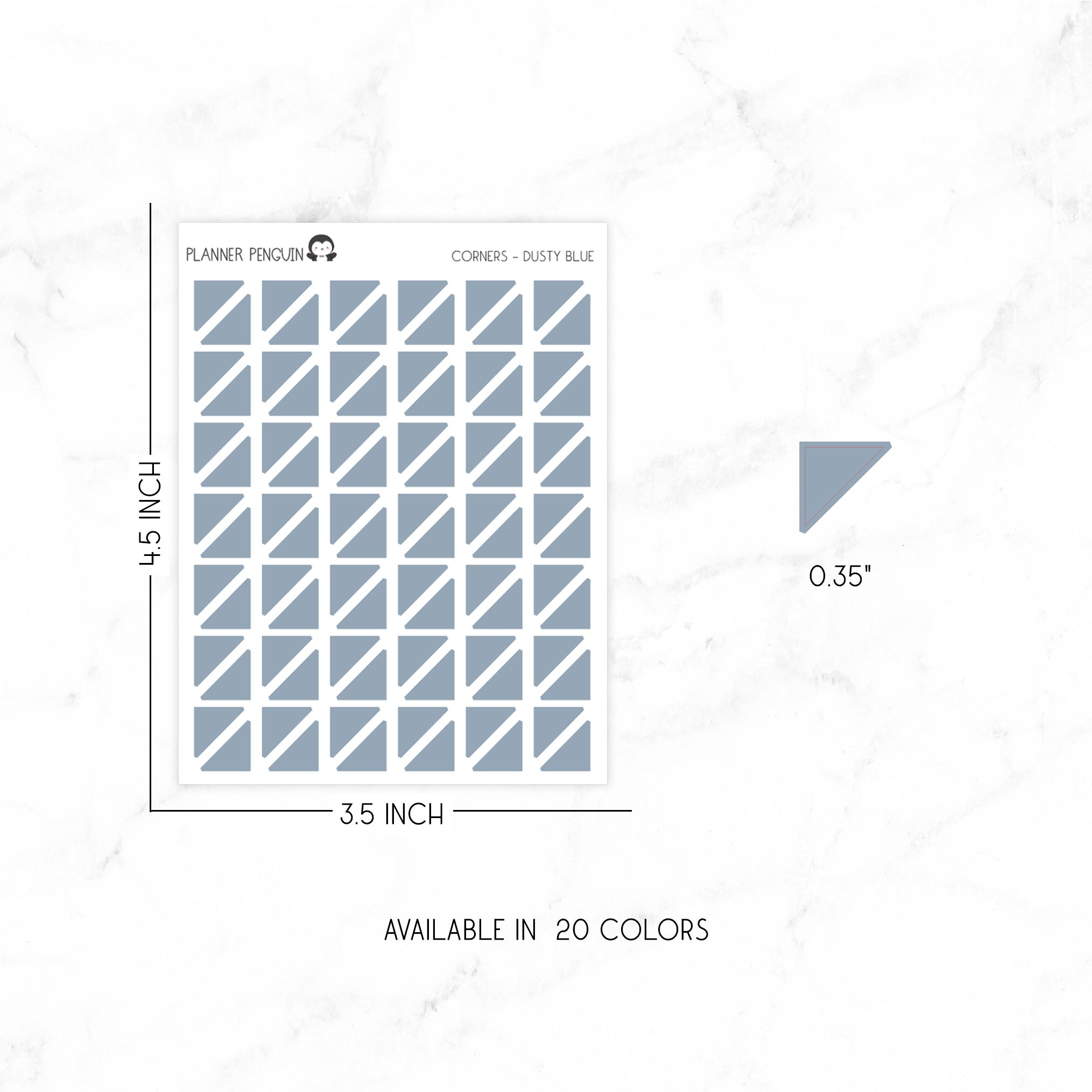 Minimal Transparent Stickers | CORNERS