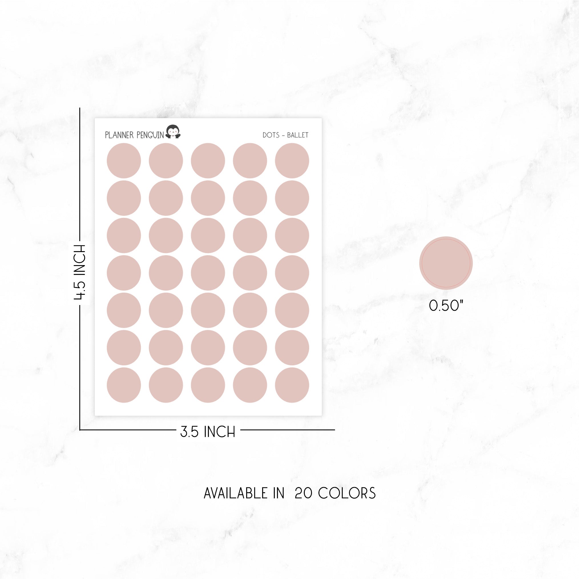 Minimal Transparent Stickers | DOTS