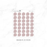 Minimal Transparent Stickers | DROPS