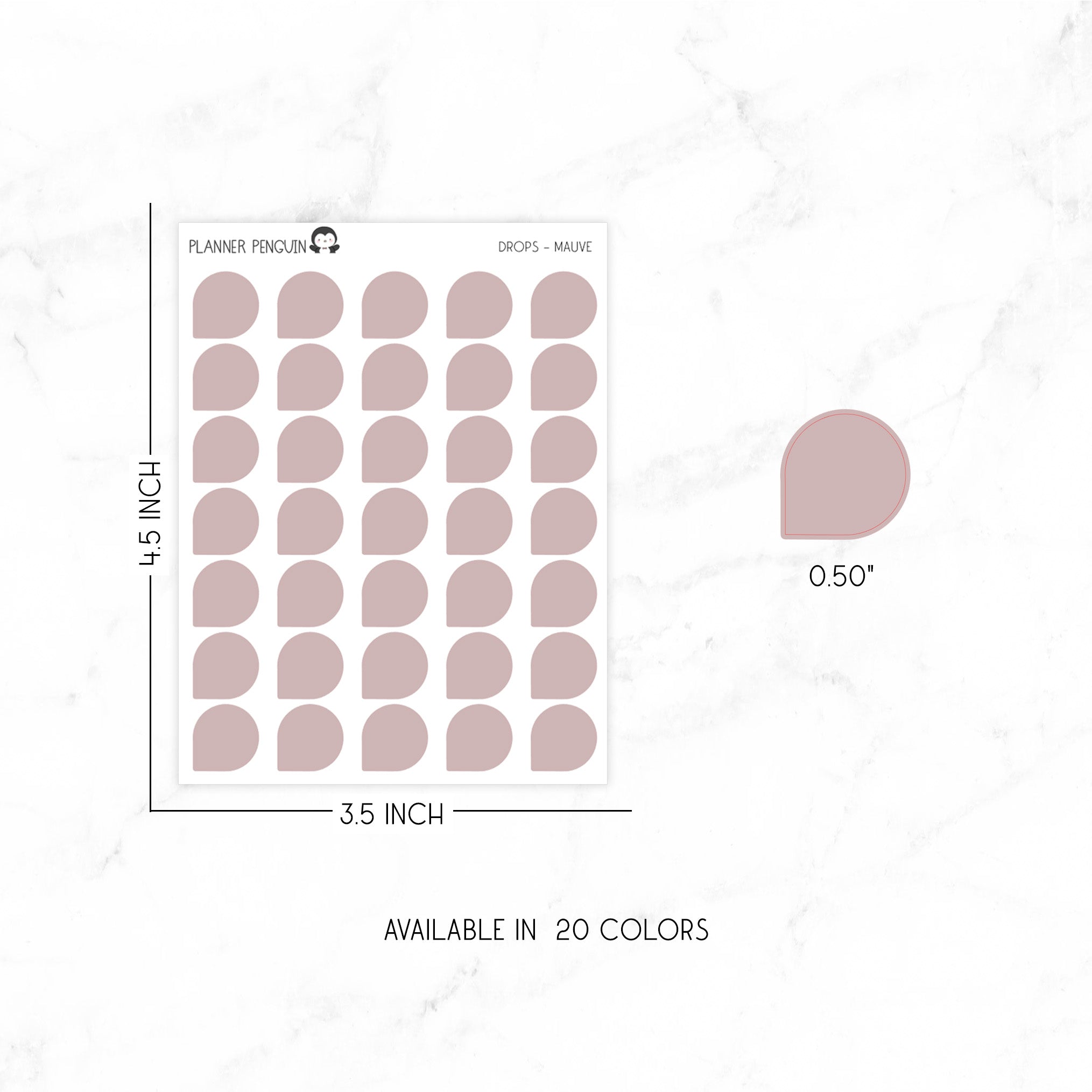 Minimal Transparent Stickers | DROPS