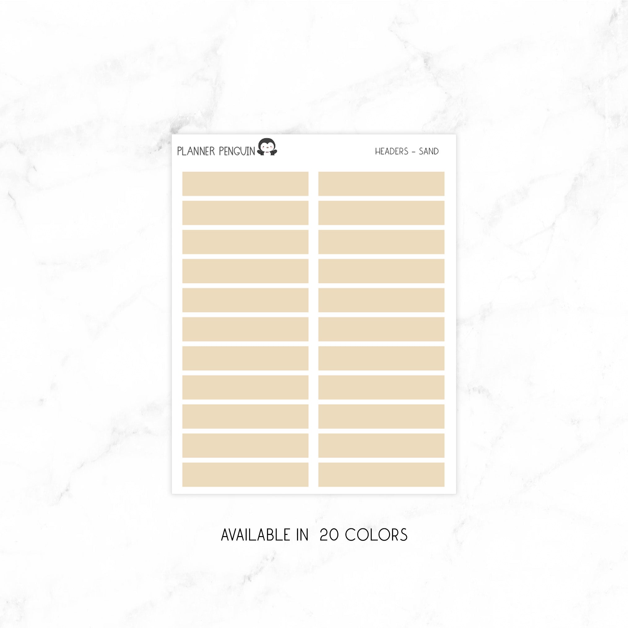 Minimal Transparent Stickers | HEADERS