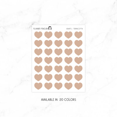 Minimal Transparent Stickers | HEARTS