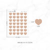Minimal Transparent Stickers | HEARTS