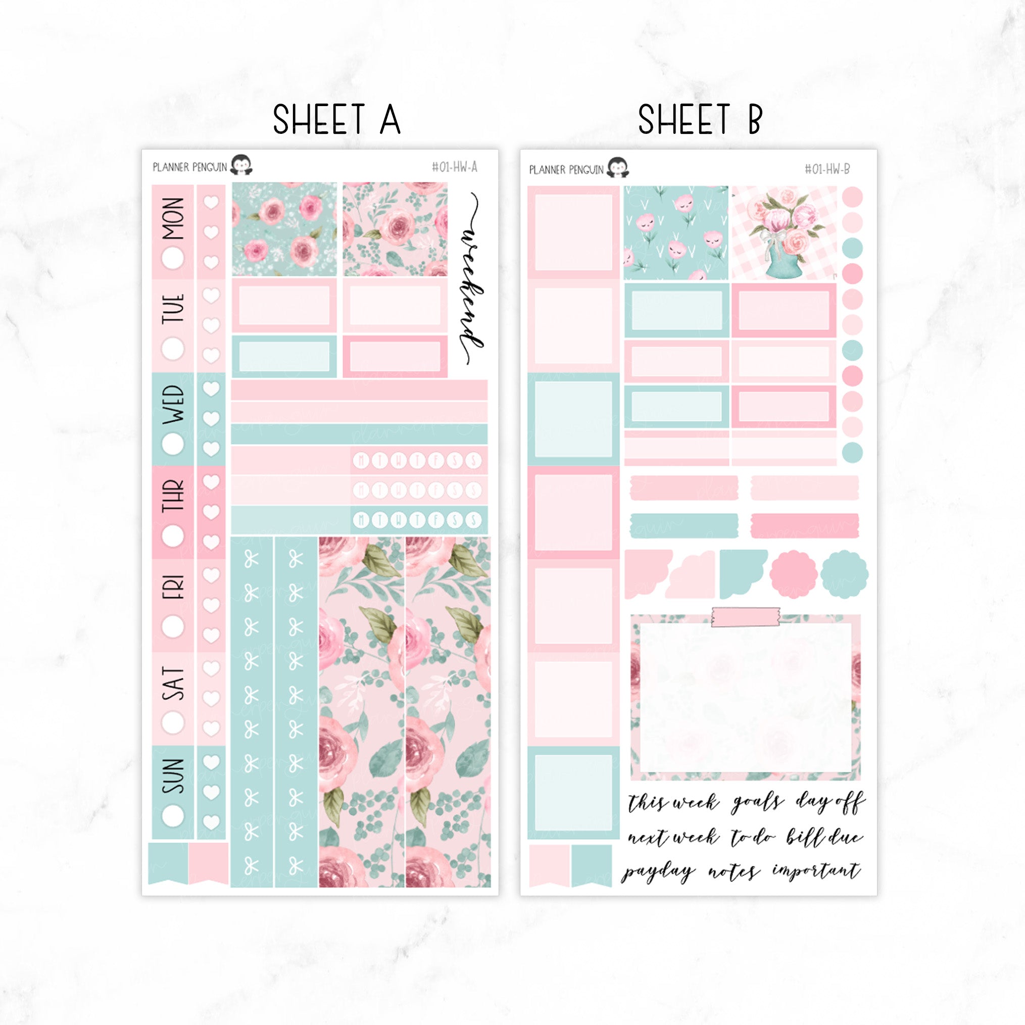Roses Hobonichi Weeks kit