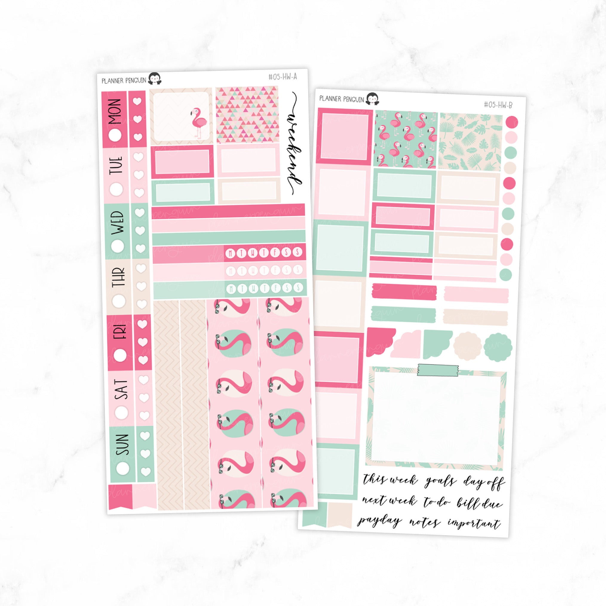 Flamingo Hobonichi Weeks kit