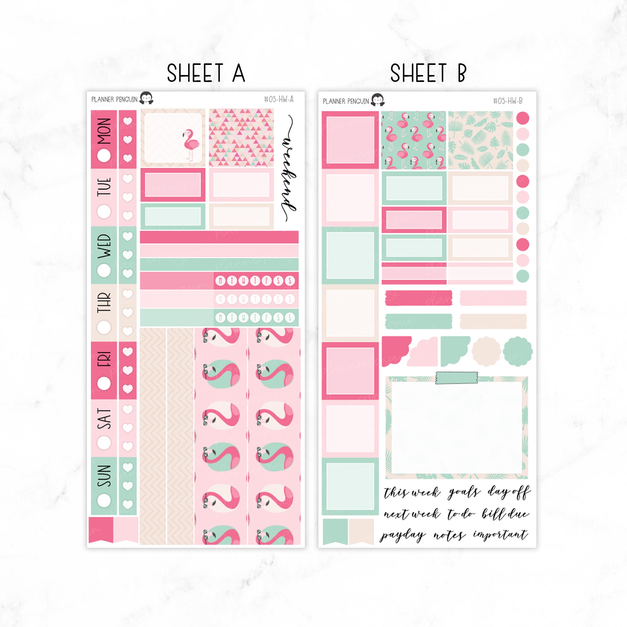 Flamingo Hobonichi Weeks kit