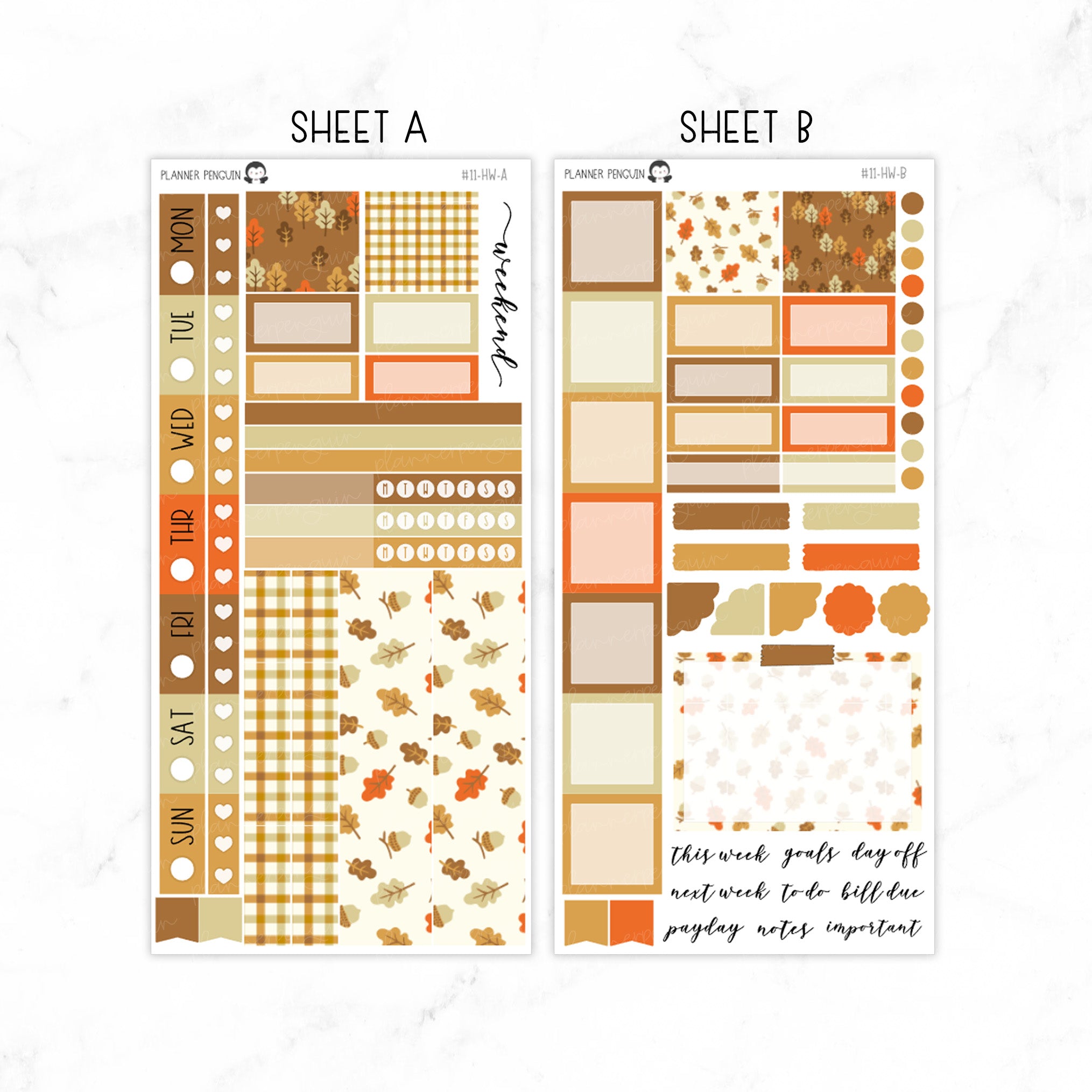 Autumn Hobonichi Weeks kit