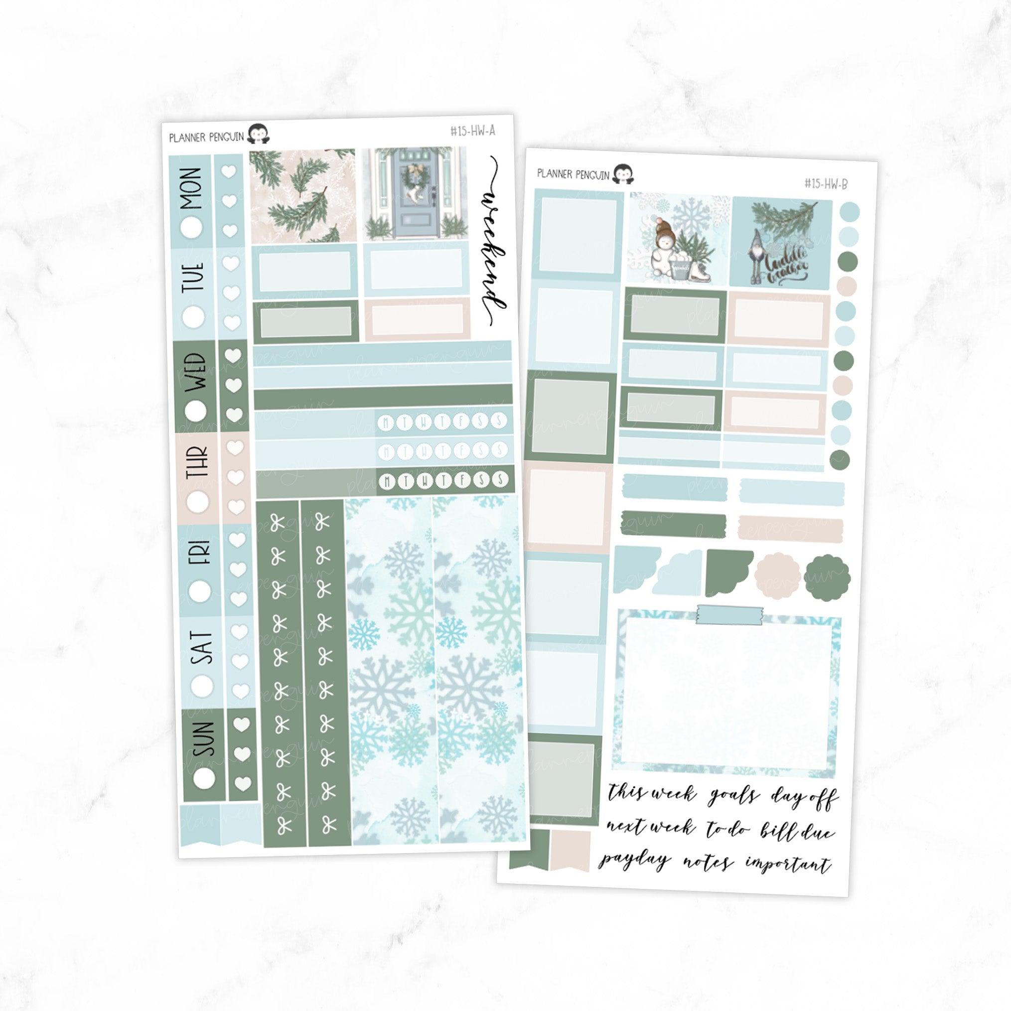 Cuddle Weather Hobonichi Weeks kit