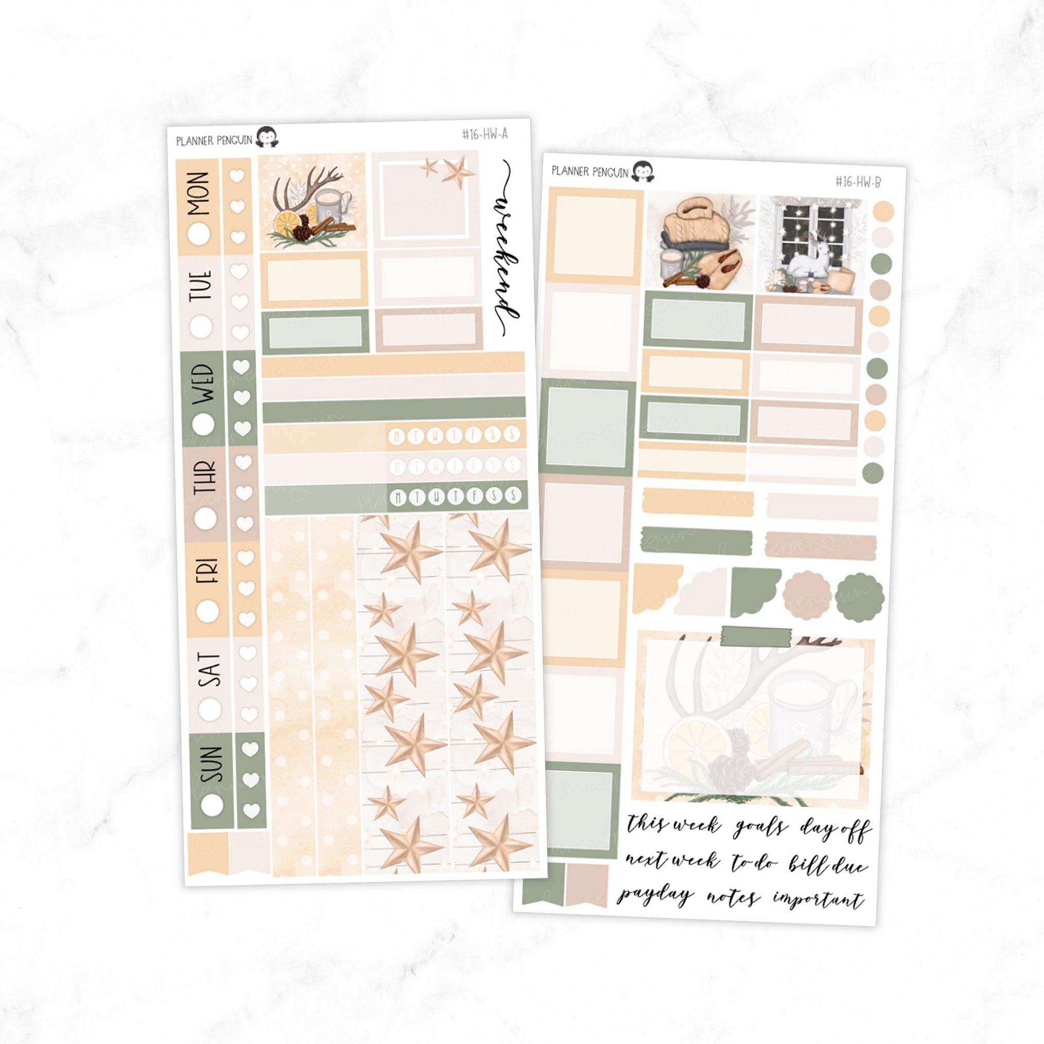 Winter Spice Hobonichi Weeks kit