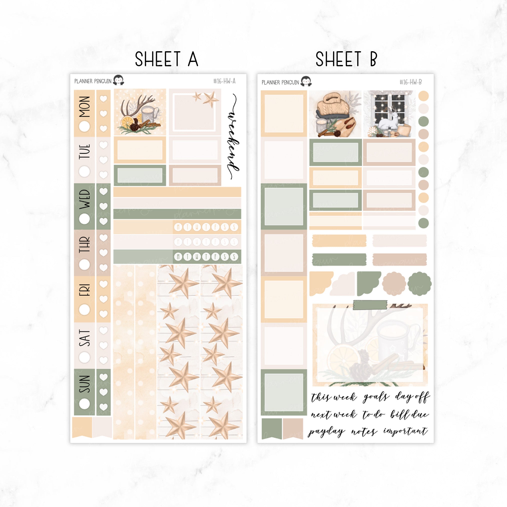 Winter Spice Hobonichi Weeks kit