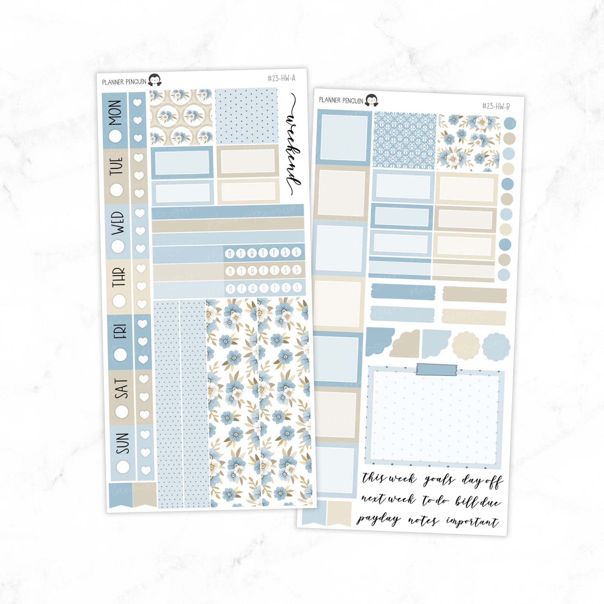 Shabby Roses Hobonichi Weeks kit