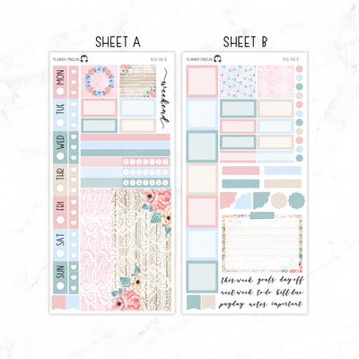 Lace and Floral Hobonichi Weeks kit | HW-26
