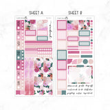 Watercolor Floral Hobonichi Weeks kit