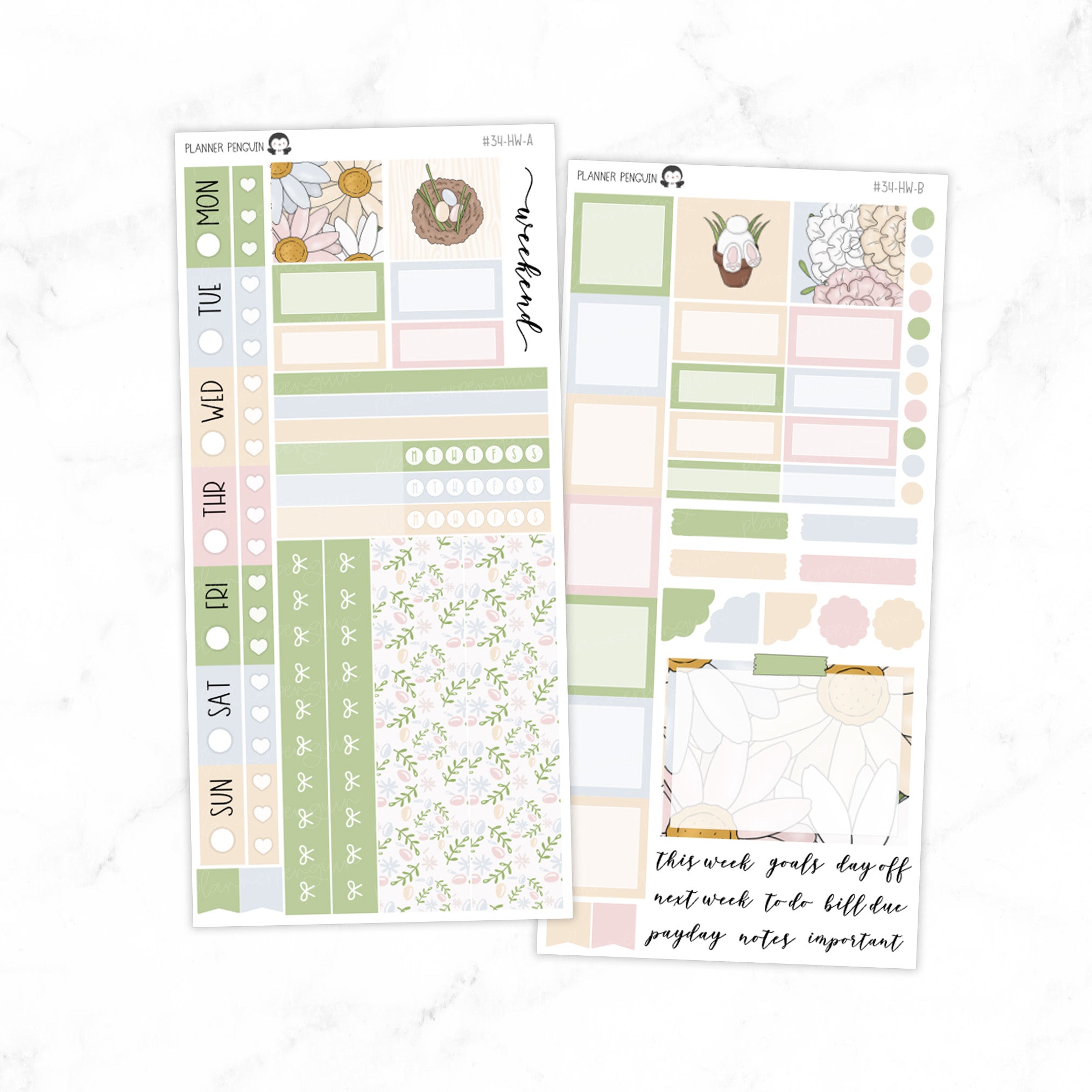 Bunny Hop Hobonichi Weeks kit