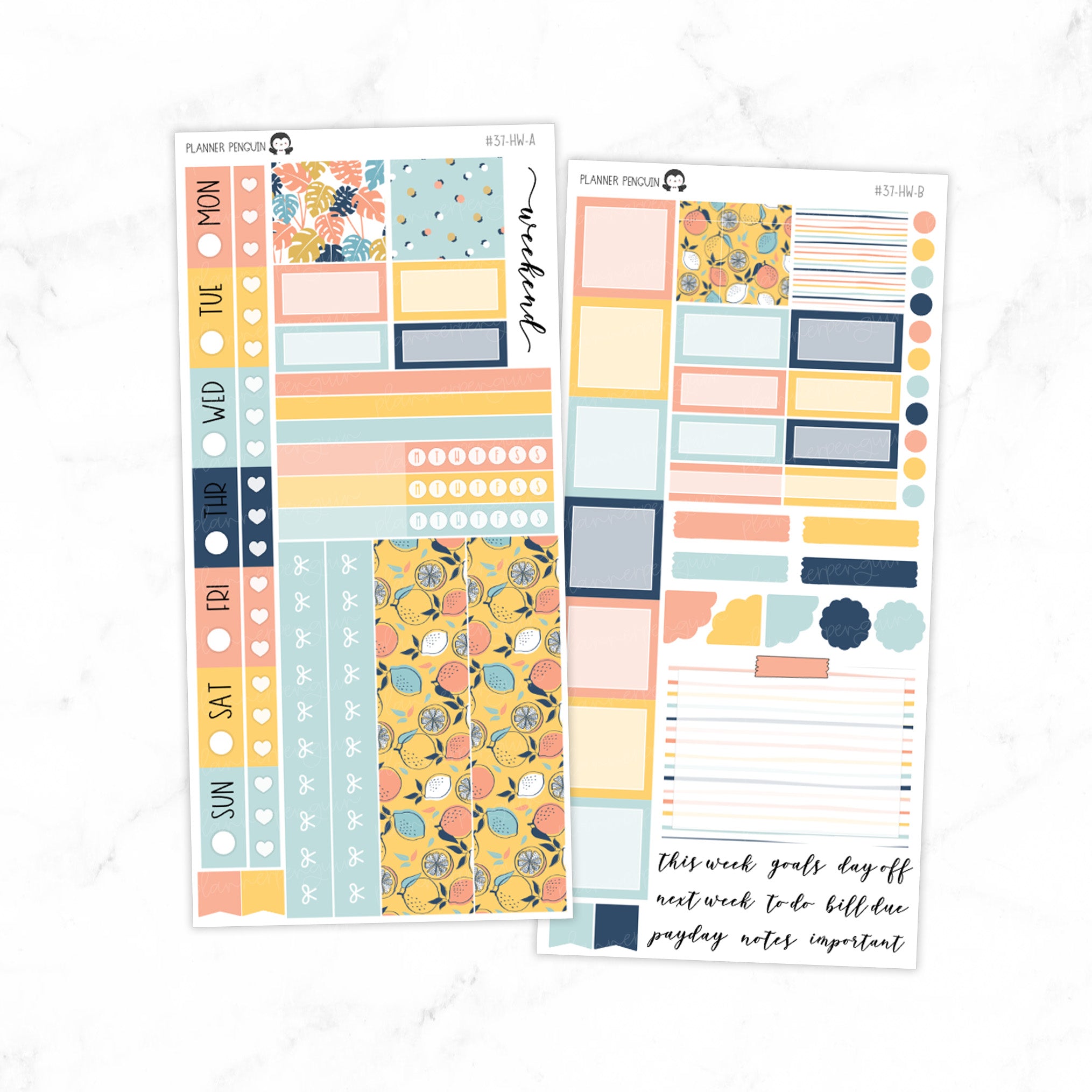 Tropical Hobonichi Weeks kit