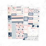 Peach And Navy Hobonichi Weeks kit