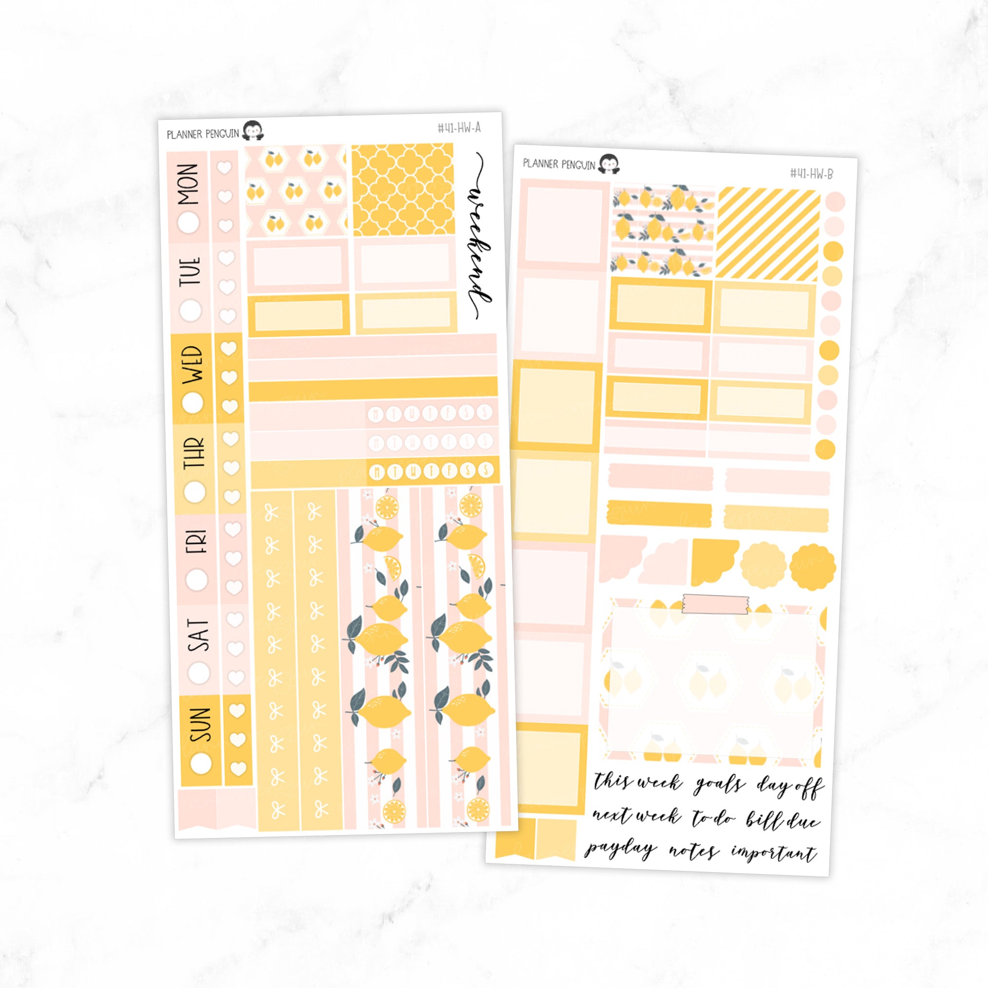 Pink Lemonade Hobonichi Weeks kit