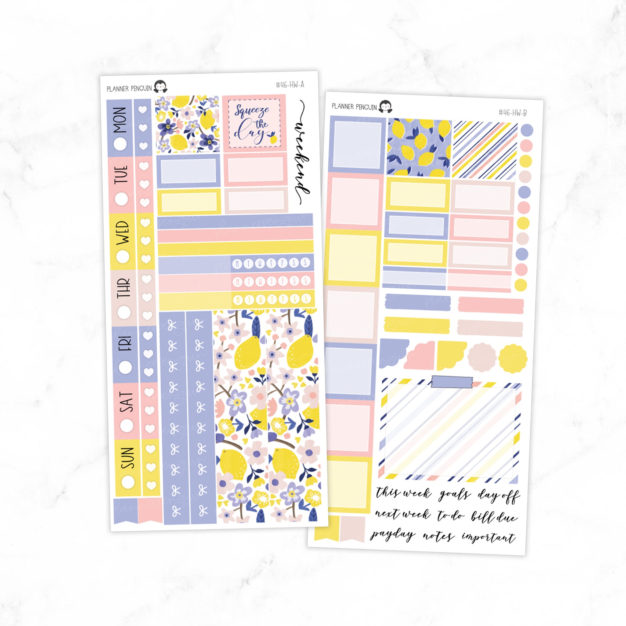 Lemon Twist Hobonichi Weeks kit