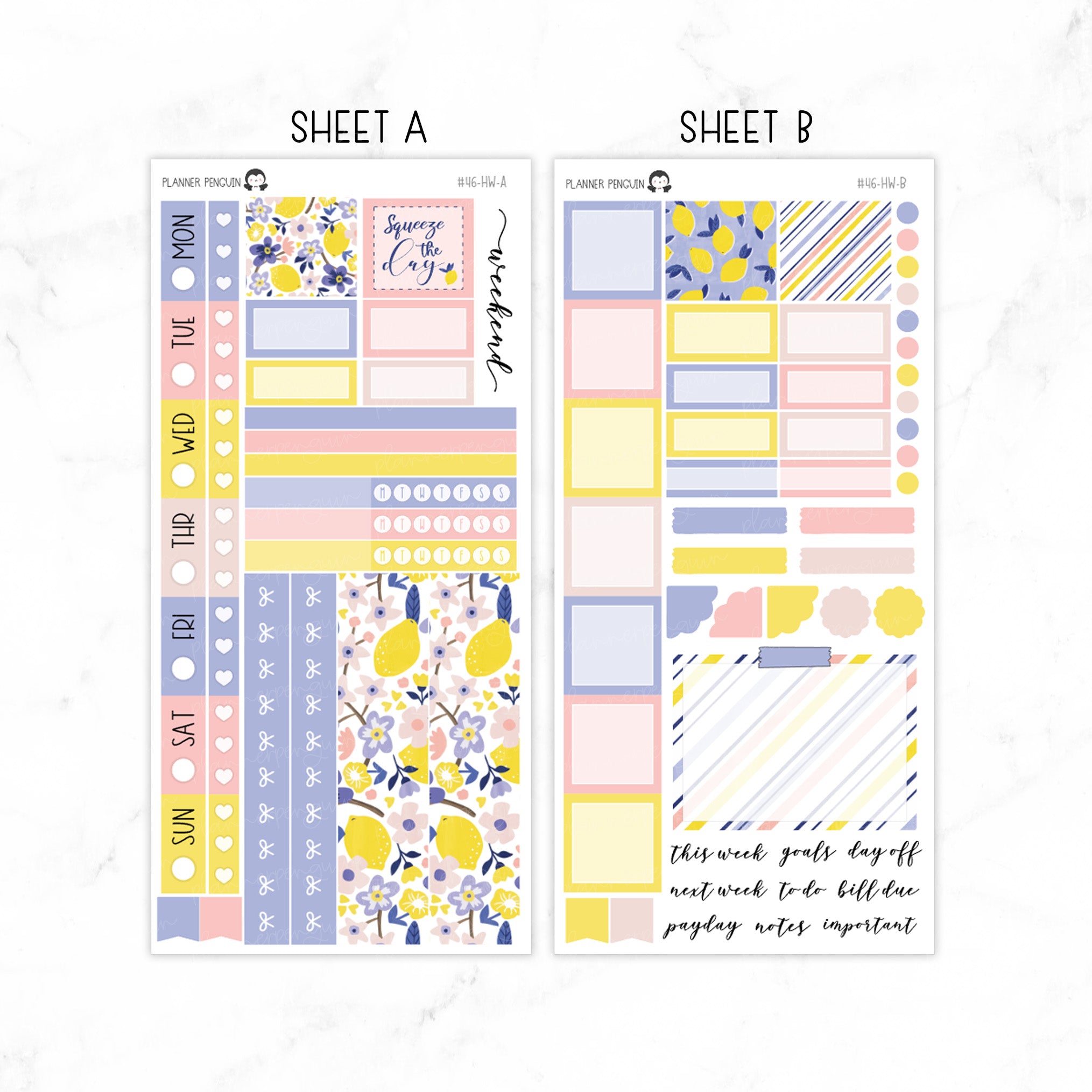 Lemon Twist Hobonichi Weeks kit