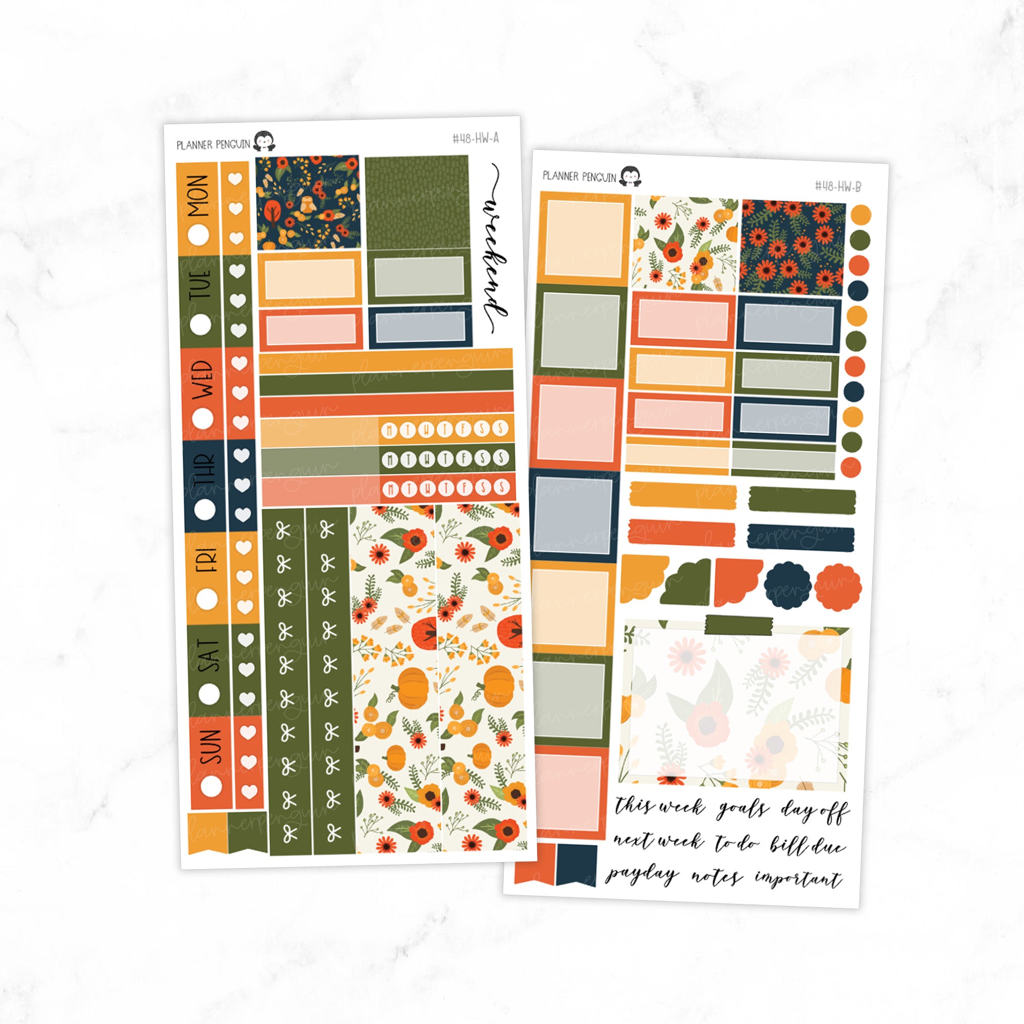 Foxy Fall Hobonichi Weeks kit