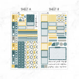 Mustard And Navy Hobonichi Weeks kit