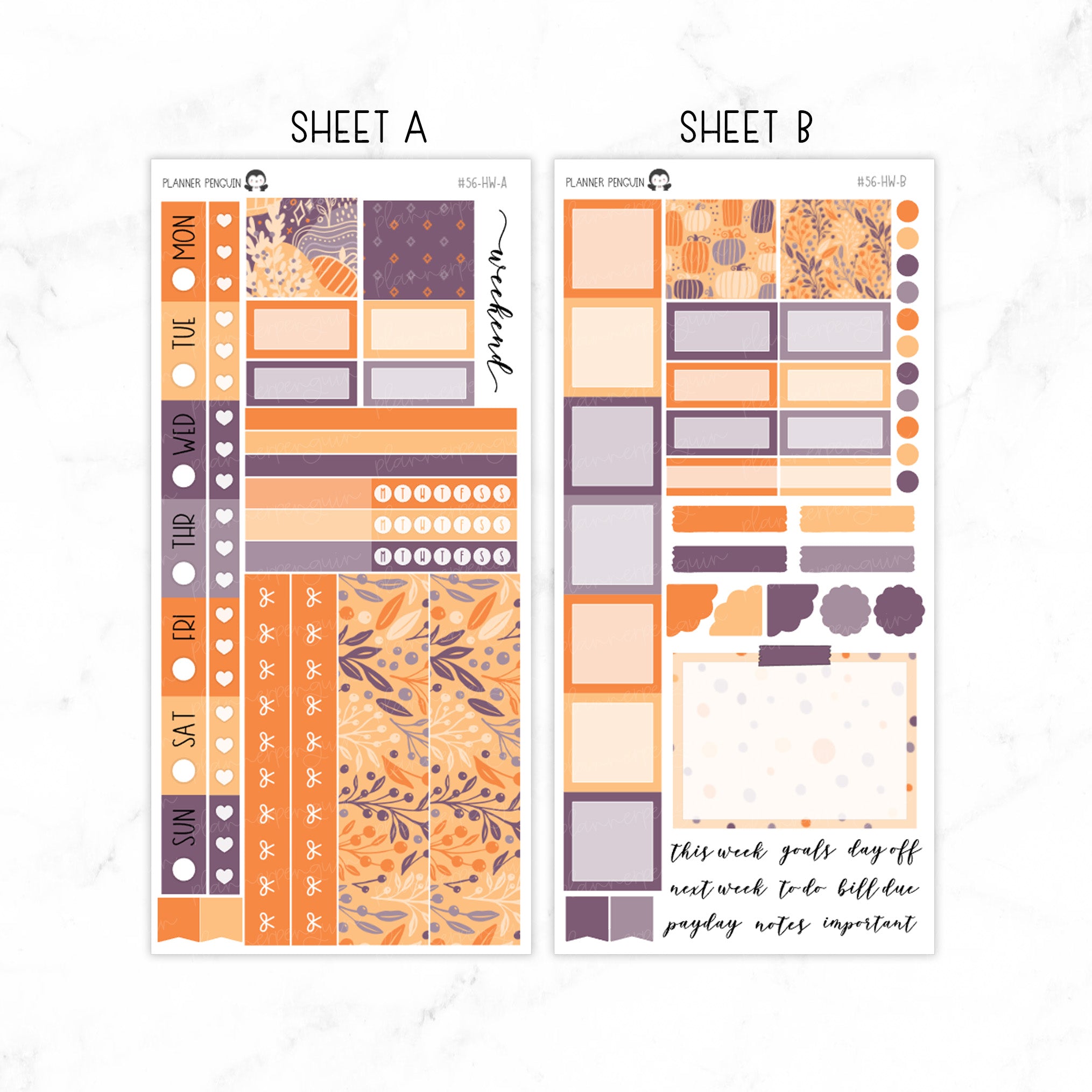 Mystic Autumn Hobonichi Weeks kit