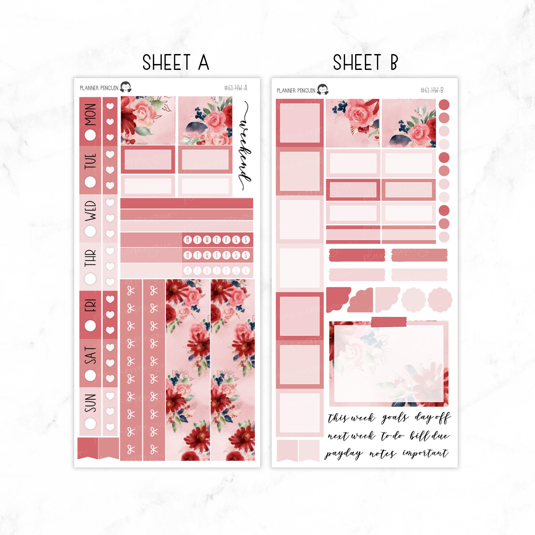Vintage Romance Hobonichi Weeks kit