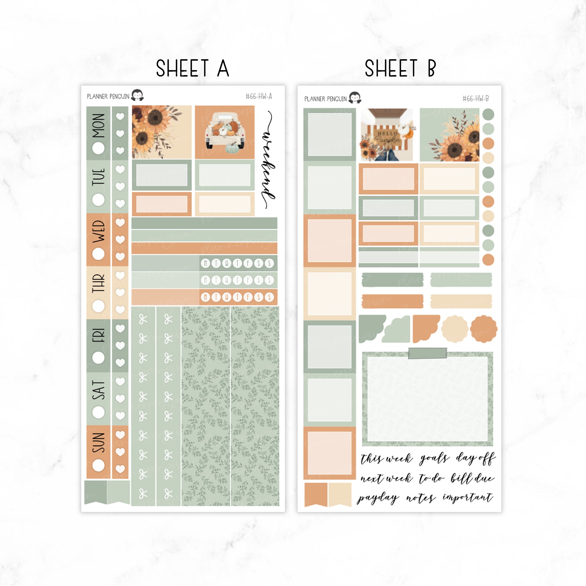 Sweater Weather Hobonichi Weeks kit