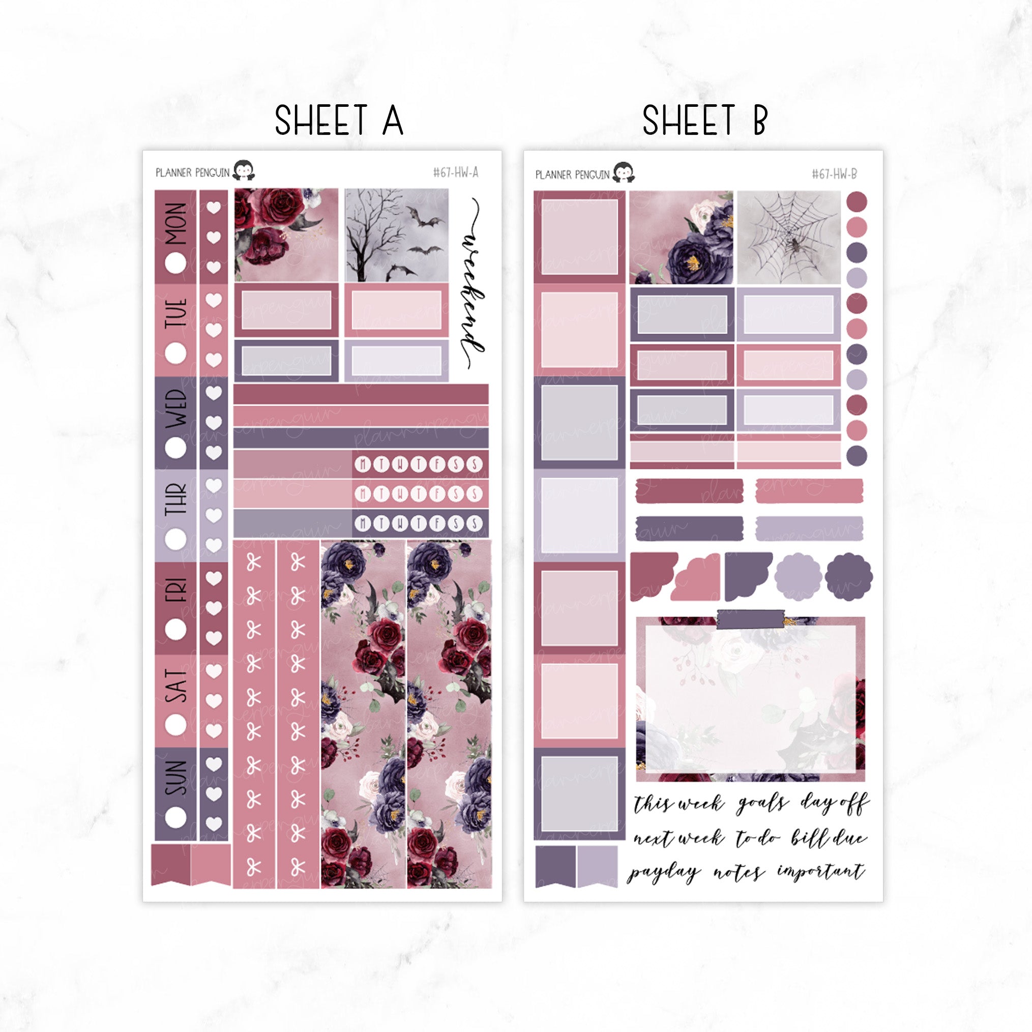 Wicked Halloween Hobonichi Weeks kit