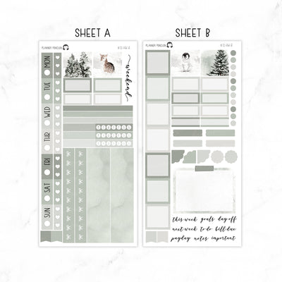 Winter Wonderland Hobonichi Weeks kit | HW-72