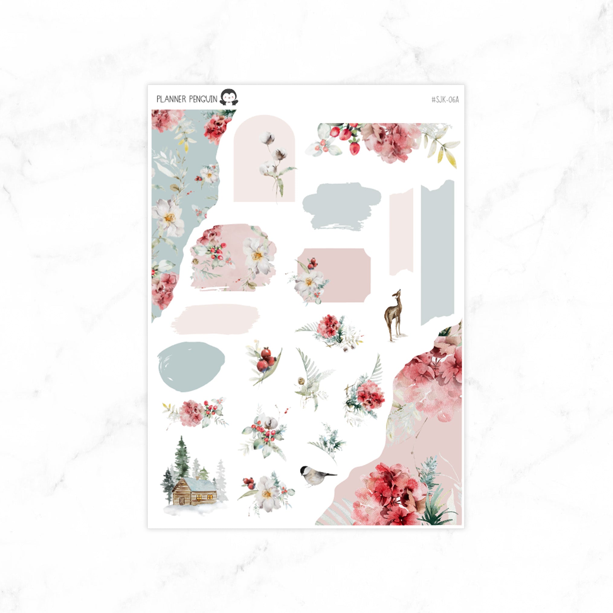 Beautiful Winter Journal Kit