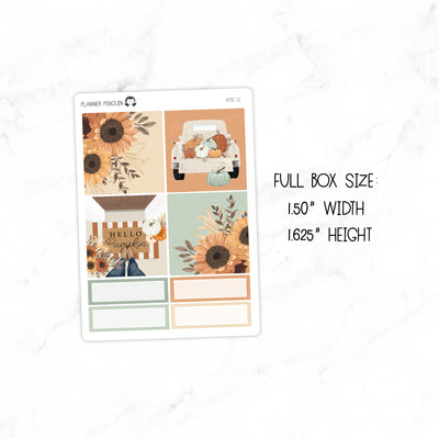 Sweater Weather Autumn Mini Weekly B6 Kit// #MK-52