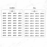 Workout Script Stickers