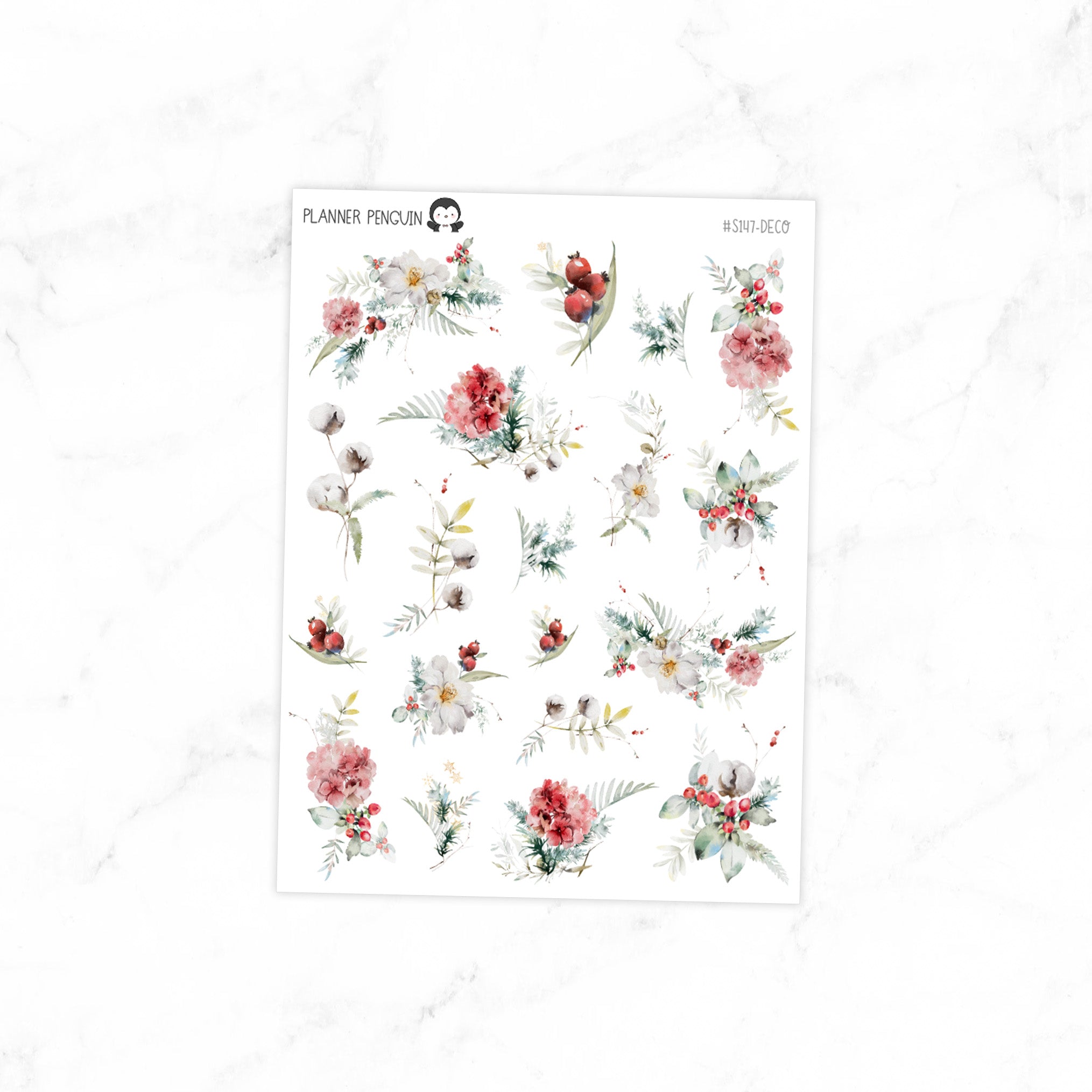 Beautiful Winter Deco Stickers