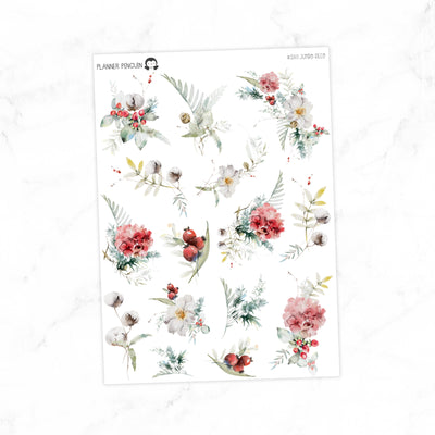 Beautiful Winter Jumbo Deco Stickers// #S147-Jumbo-Deco