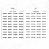Groceries Script Stickers