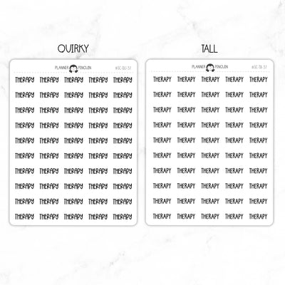 Therapy Script Stickers // #SC-37