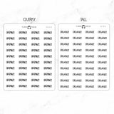 Organize Script Stickers